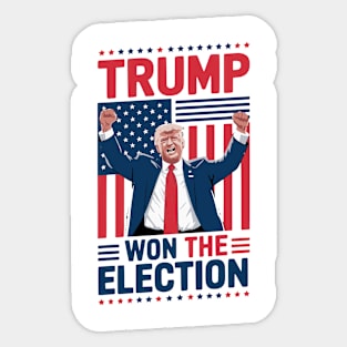 Trump-won Sticker